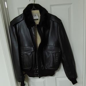 Park V Leather Bomber jacket